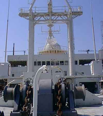 crow's nest and bridge